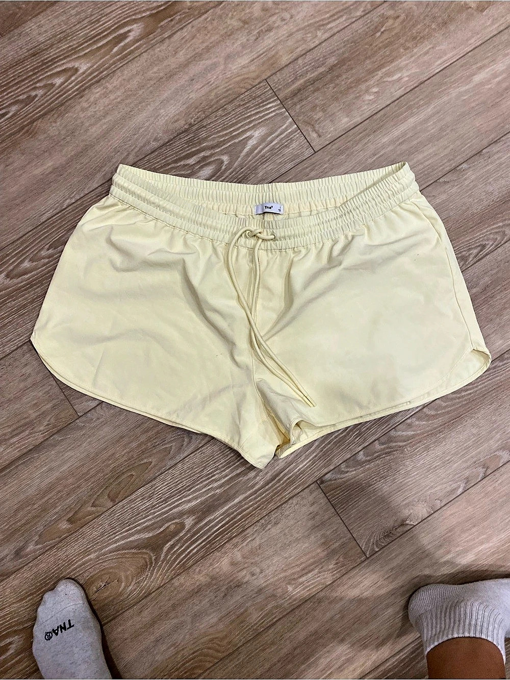 Tna Athletic Shorts in Yellow Like New